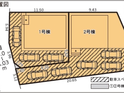 裾野市平松第5　新築分譲住宅　全2棟